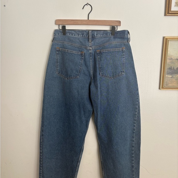 Abercrombie and Fitch Curve Love Mid Rise Barrel Jean Chic Womens Jeans 29 NWOT - Picture 5 of 7